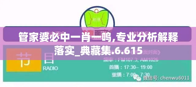 管家婆必中一肖一鸣,专业分析解释落实_典藏集.6.615