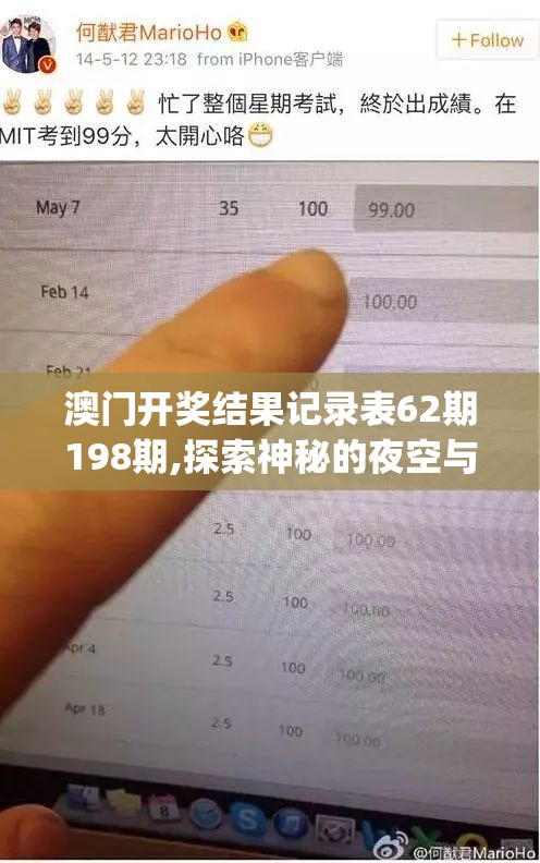澳门开奖结果记录表62期198期,探索神秘的夜空与星辰_经典版Eleme.6.648