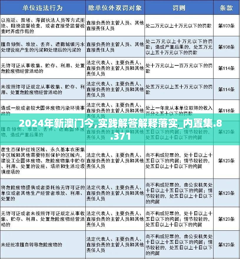 2024年新澳门今,实践解答解释落实_内置集.8.371