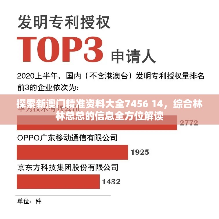 探索新澳门精准资料大全7456 14，综合林林总总的信息全方位解读
