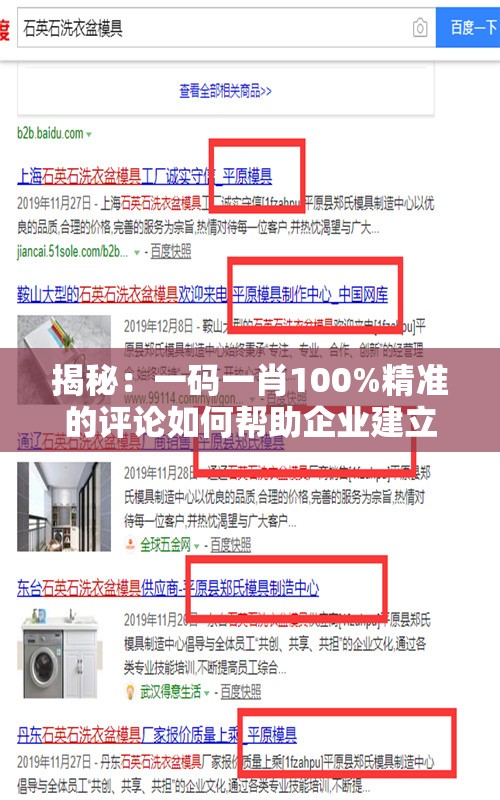 揭秘：一码一肖100%精准的评论如何帮助企业建立完美品牌形象？