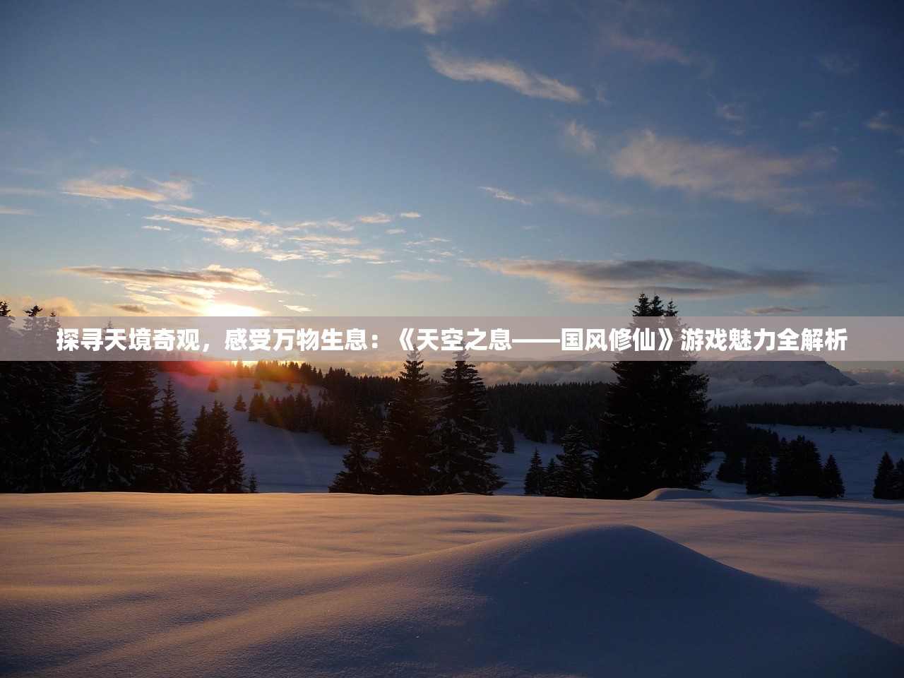 探寻天境奇观，感受万物生息：《天空之息——国风修仙》游戏魅力全解析