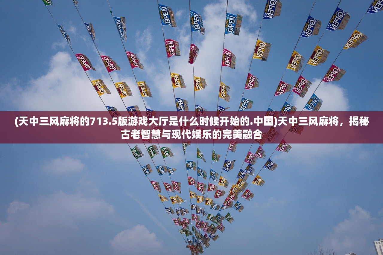 (天中三风麻将的713.5版游戏大厅是什么时候开始的.中国)天中三风麻将，揭秘古老智慧与现代娱乐的完美融合