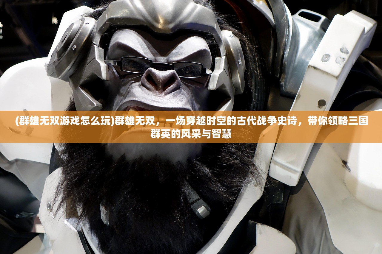 (群雄无双游戏怎么玩)群雄无双，一场穿越时空的古代战争史诗，带你领略三国群英的风采与智慧